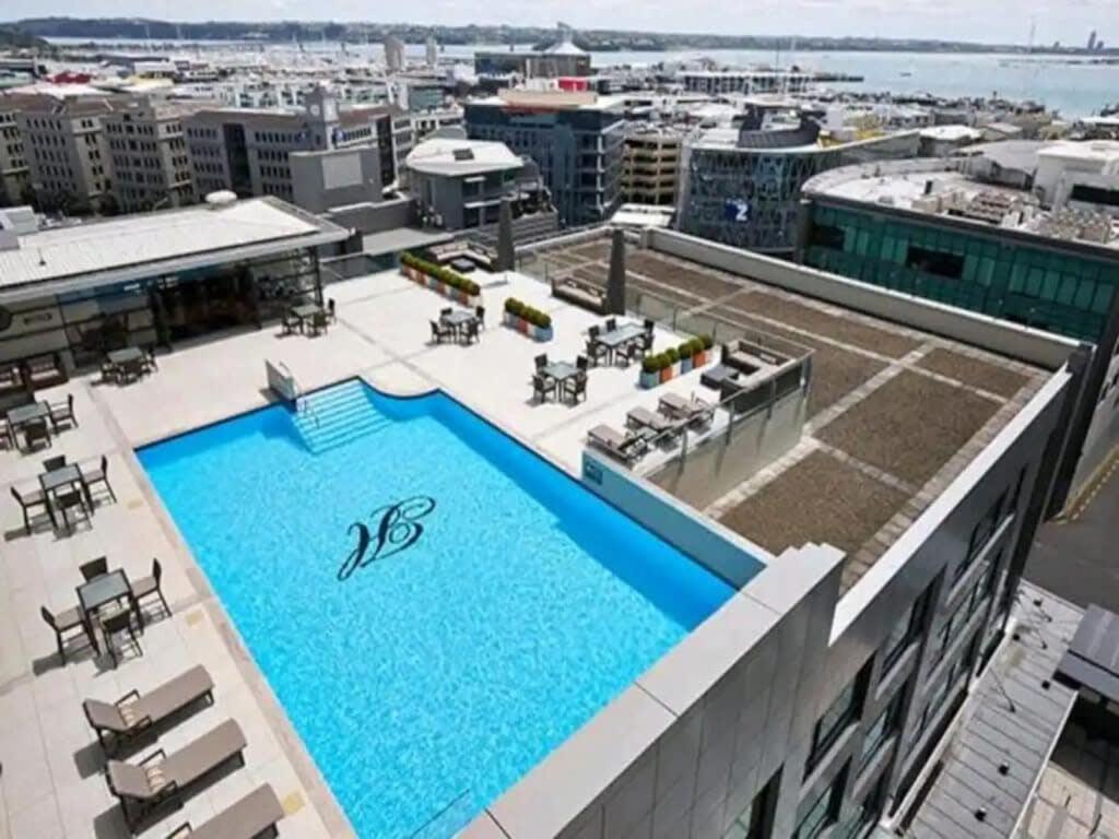Lovely Bright Apartment With Balcony Pool And Gym Auckland Exteriör bild